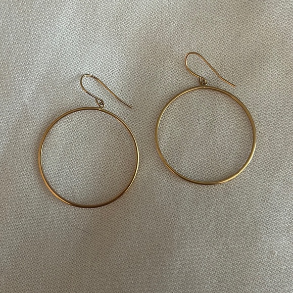Gold Hoops - Picture 1 of 1
